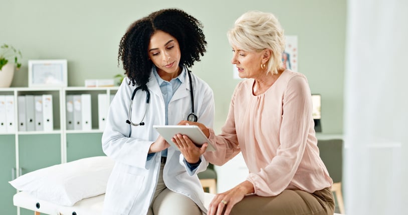 Physician with patient - physician credentialing